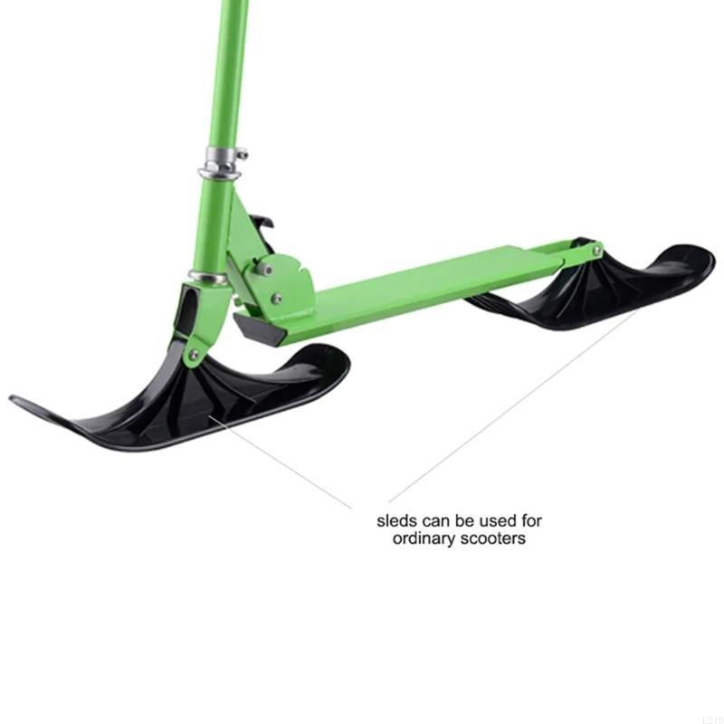 Kids Electric Scooter - 1 Pair Scooter Sled Sliding Ski