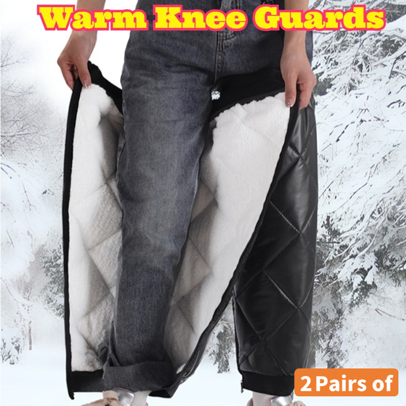 Electric Scooter Adults - 2 Pair of Thick Warm Knee