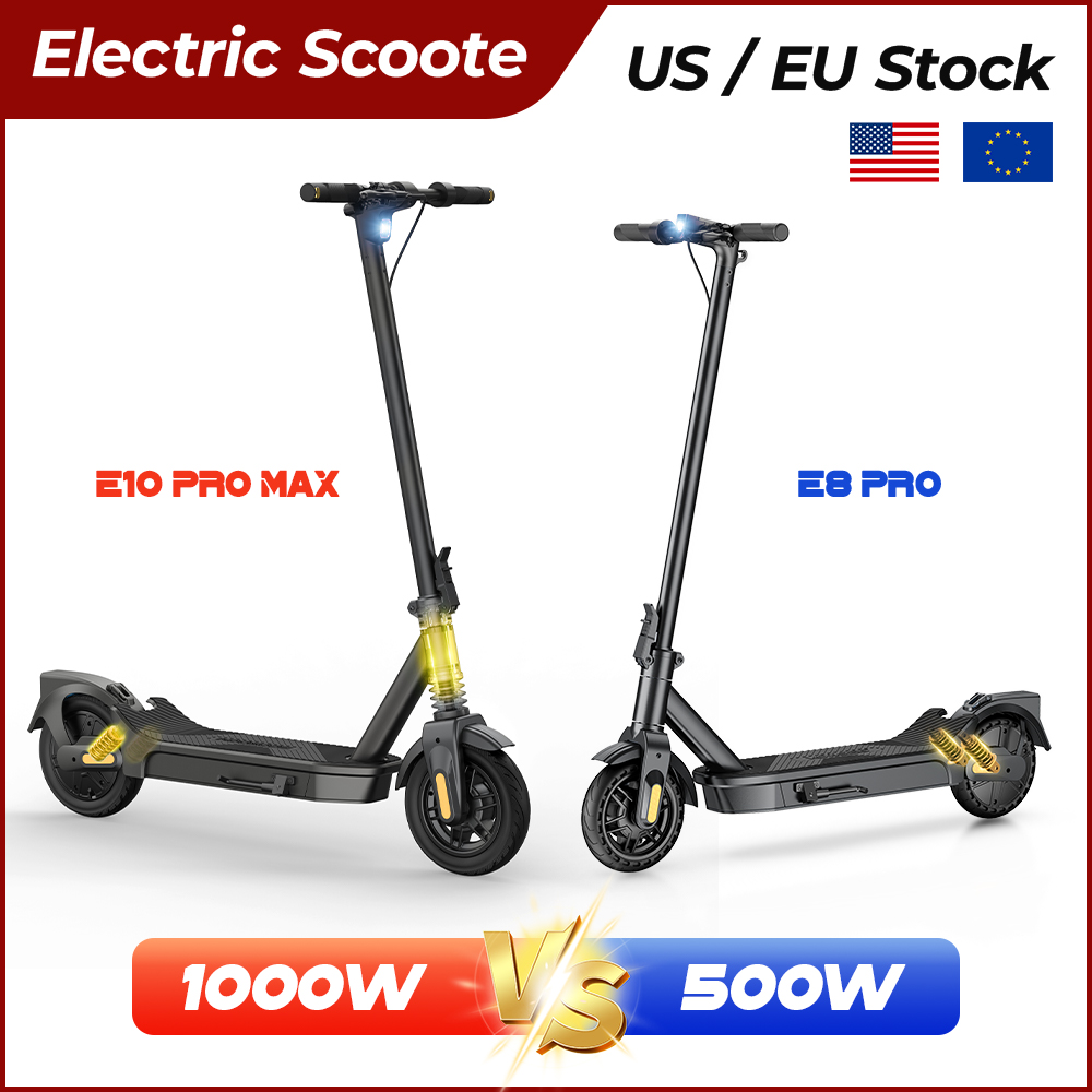Kids Electric Scooter - 8.5''/10'' Electric Scooter for Adults 350W/500W