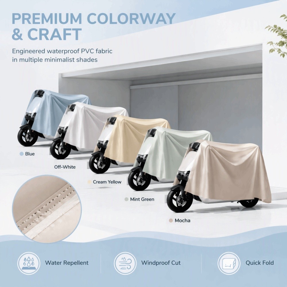 Thickened Rain Poncho Waterpro - Electric Scooter Rain Cover ulasan dan harga