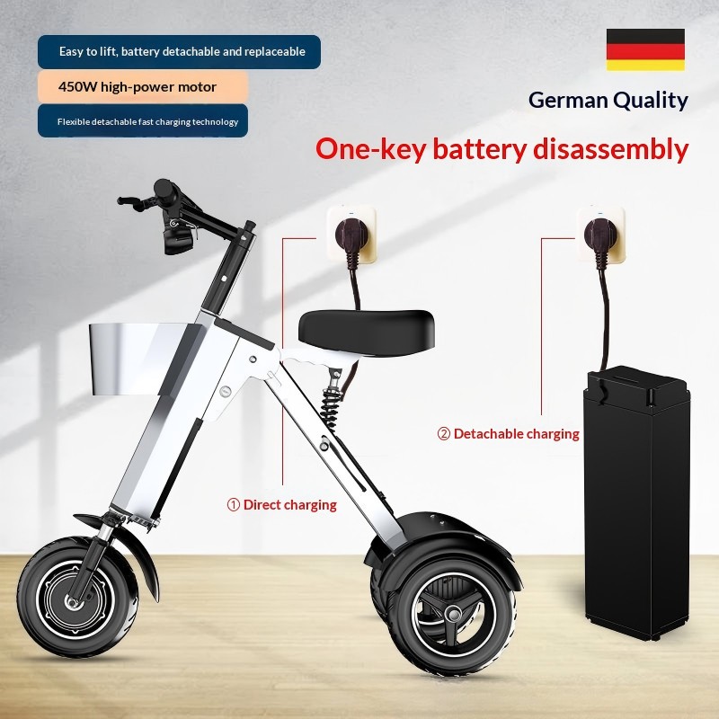 3 Wheel Folding Scooter Bike M - Folding Electric Scooter ulasan dan harga