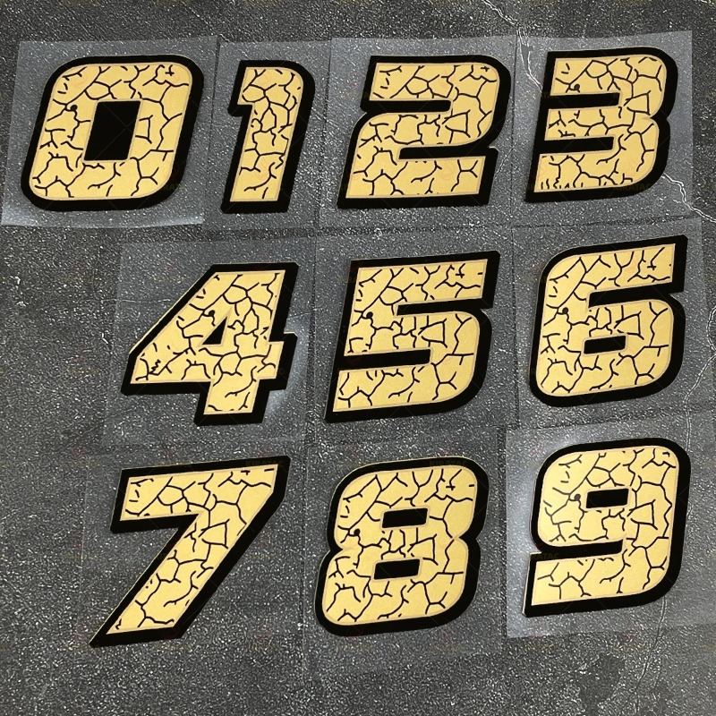 2Pcs/Set Matte Gold Crack Effe - Scooter Helmet Set ulasan dan harga