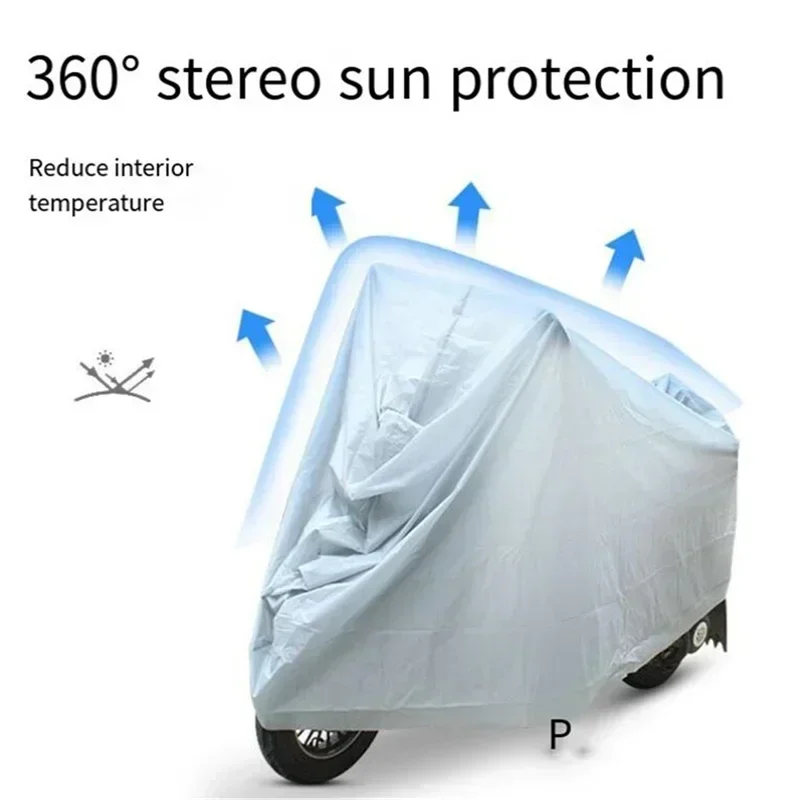 Motorcycle Outdoor Indoor Prot - Electric Scooter Rain Cover ulasan dan harga