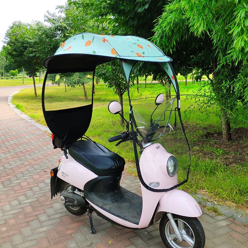 New Electric Scooter Rain Sun  - Electric Scooter Rain Cover ulasan dan harga