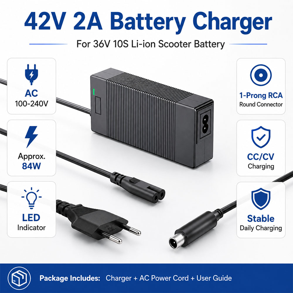 42V 2A Power Adapter for Lime  - Electric Scooter Charger ulasan dan harga