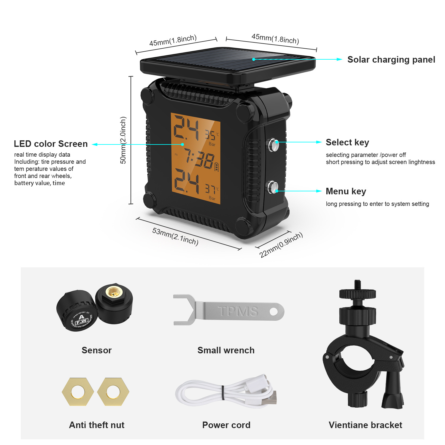 Tire Pressure Monitoring Syste - Scooter Tire ulasan dan harga