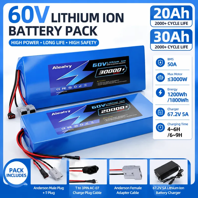 60V 20AH 30AH 21700 Lithium Ba - 60V 30Ah 21700 Battery Pack ulasan dan harga
