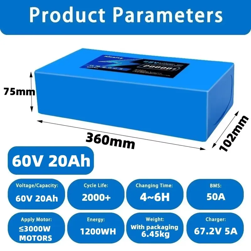 60V 20AH 30AH 21700 Lithium Ba - 60V 30Ah 21700 Battery Pack ulasan dan harga