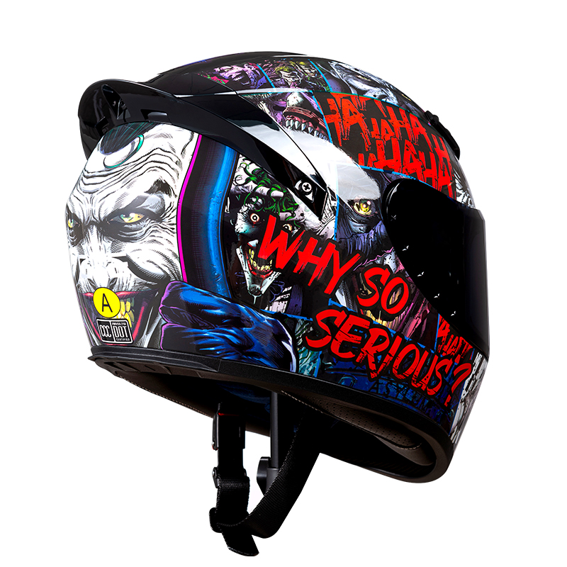 Unisex Full Face Motorcycle He - Scooter Helmet Set ulasan dan harga