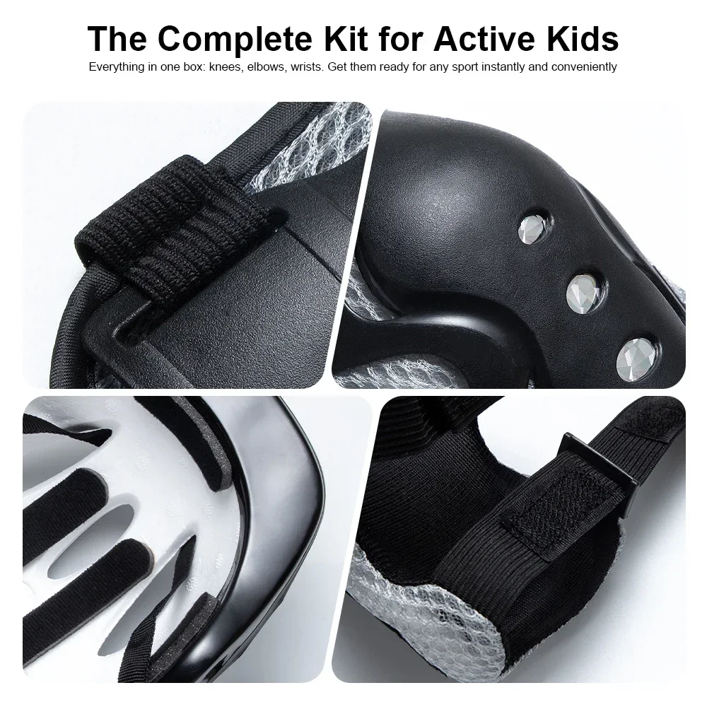 7-Piece Kids Bike Helmet Set w - Scooter Helmet Set ulasan dan harga