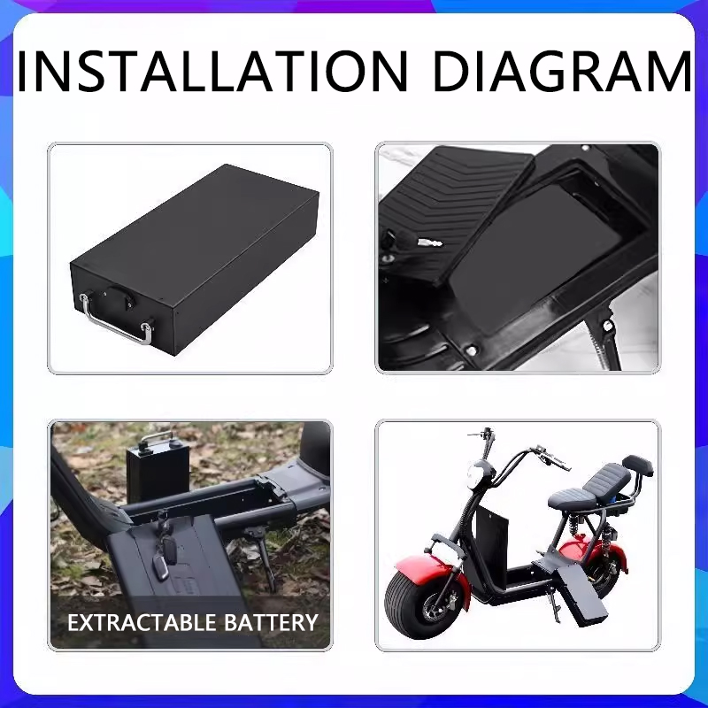For Harley batteries 60V 20AH  - Electric Scooter Charger ulasan dan harga